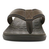 Vionic Men's Tide Toe Post Brown Sandal