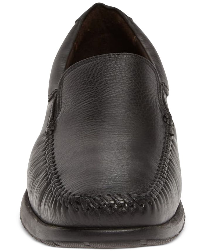 NEW JOHNSTON & MURPHY men\'s crawford venetian loafer in black Men main image 4