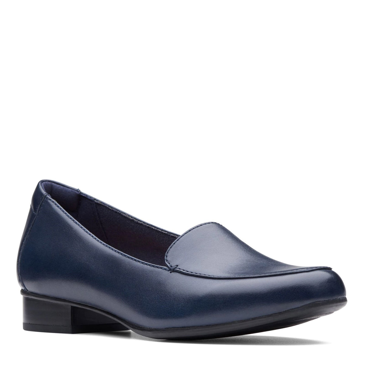 Clarks Un Blush Ease Loafer - Black Leather – Valentino's Comfort 