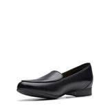 Clarks Un Blush Ease Loafer  - Black Leather