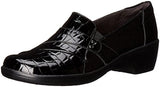 Clarks May Marigold - Black Croco Patent