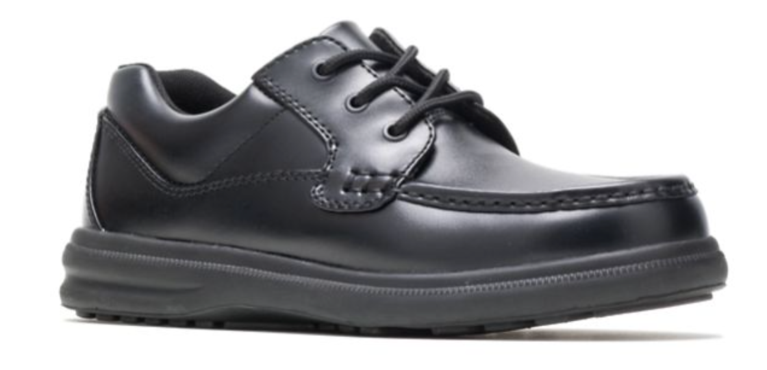 Hush Puppies Men's Gus Leather Shoes, Black 8