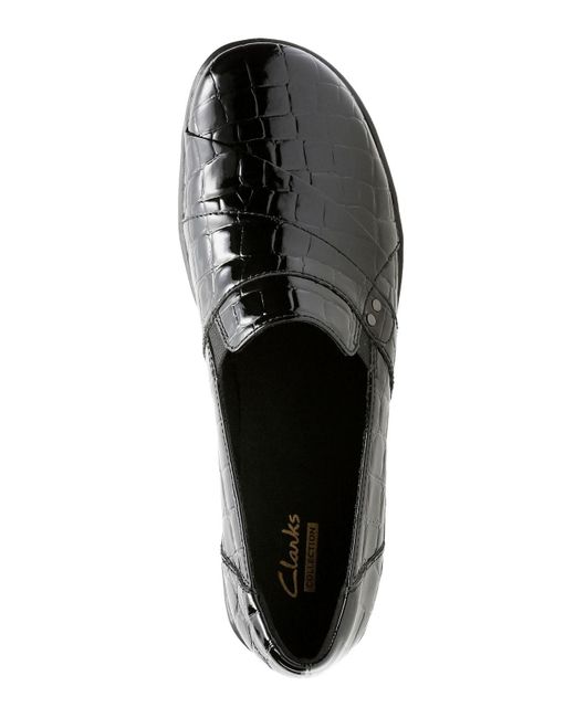 transactie samenkomen heel Clarks May Marigold - Black Croco Patent – Valentino's Comfort Shoes