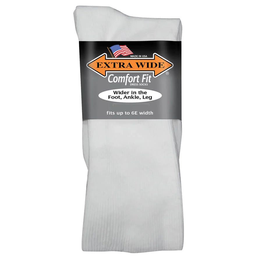 extra long mens dress socks Ames Walker AW 100 Men's Knee High Dress Socks 20-30 mmHg