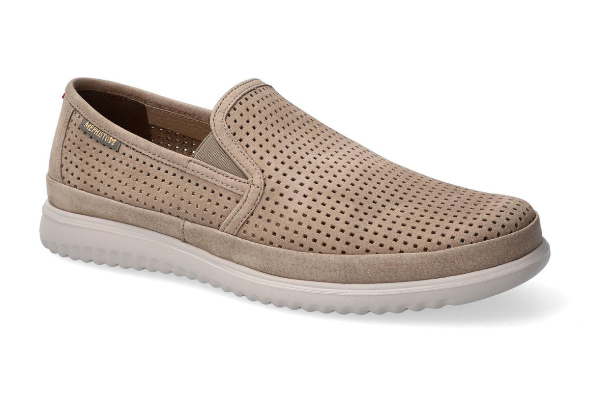 Mephisto Tiago Perforated Leather Loafers – Valentino's Comfort Shoes