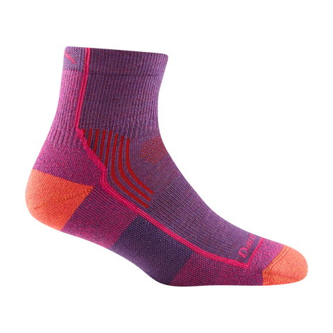 DarnTough Women's Hiker Quarter Midweight Hiking Sock