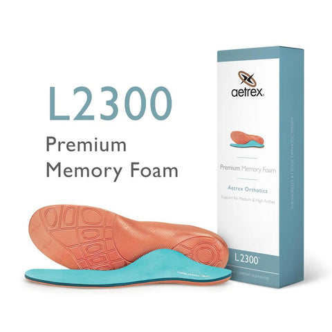 Aetrex Men's L2300 Premium Memory Foam Orthotics