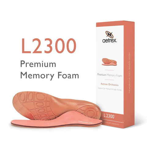 Aetrex Women's L2300 Premium Memory Foam Orthotics