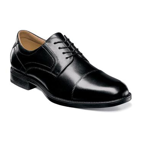 Florsheim Midtown Cap Ox Black – Valentino's Comfort Shoes