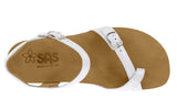 SAS Pampa Toe Loop Sandal - Pearl White