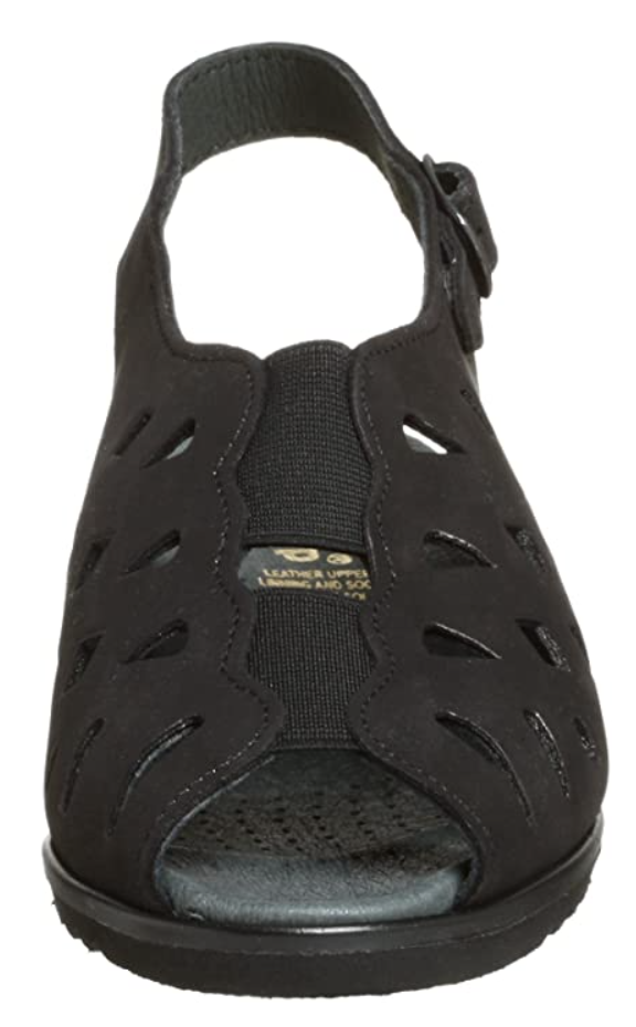 Spring Step Women's Dublita Wedge Slipper - Genuine Leather With Adjustable Buckle Strap