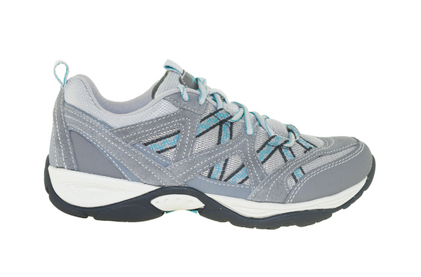 Easy Spirit Explore Map Gray Nubuck Valentino s Comfort Shoes