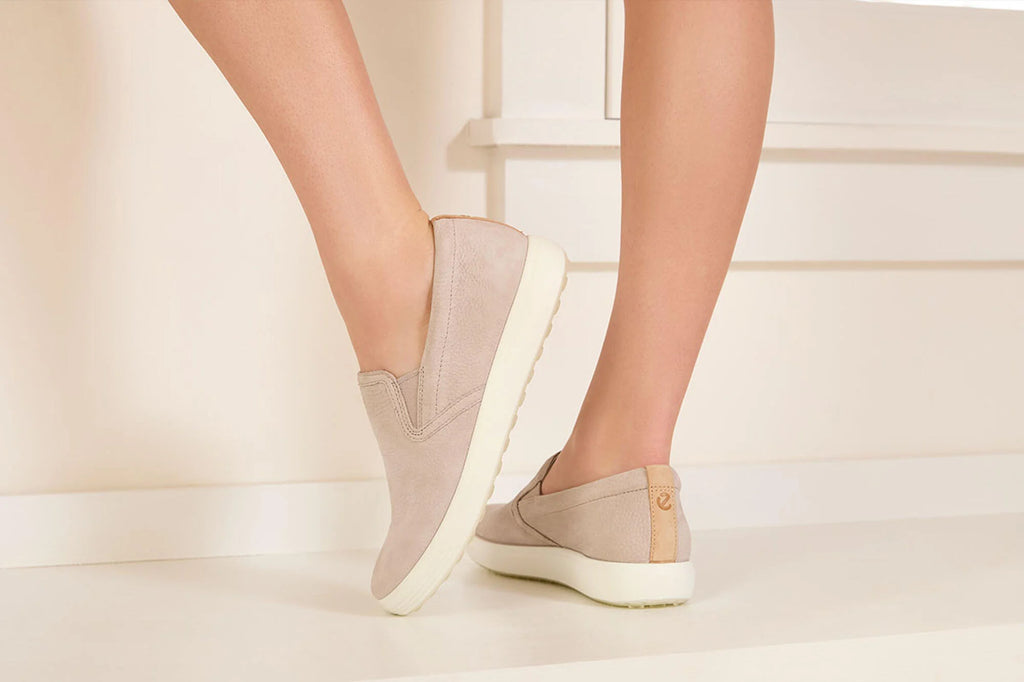 Ecco women's soft 7 sales slip on sneaker fashion