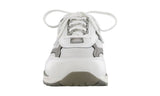 SAS Journey Mesh Lace Up Sneaker White/Gray