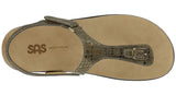 SAS Marina T-Strap Sandal - Olive Gold