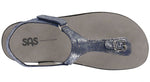 SAS Marina T-Strap Sandal - Silver Blue