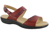 SAS Nudu Leather Sandal - Ruby/Cabernet