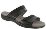 SAS Nudu Slide Leather Sandal - Midnight