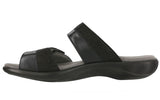 SAS Nudu Slide Leather Sandal - Midnight