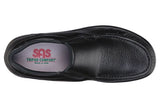 SAS Side Gore Slip On Loafer Black