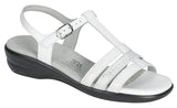 SAS Capri T-Strap Sandal - White Multi