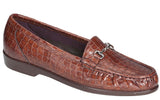 SAS Metro Slip On Loafer - Cognac Croco