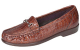 SAS Metro Slip On Loafer - Cognac Croco