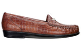 SAS Metro Slip On Loafer - Cognac Croco