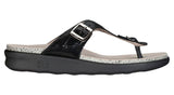 SAS Sanibel T-Strap Slide Sandal - Black Snake