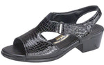 SAS Suntimer Heel Strap Sandal- Black Croc