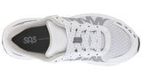 SAS Tempo Lace Up Sneaker - White/Silver
